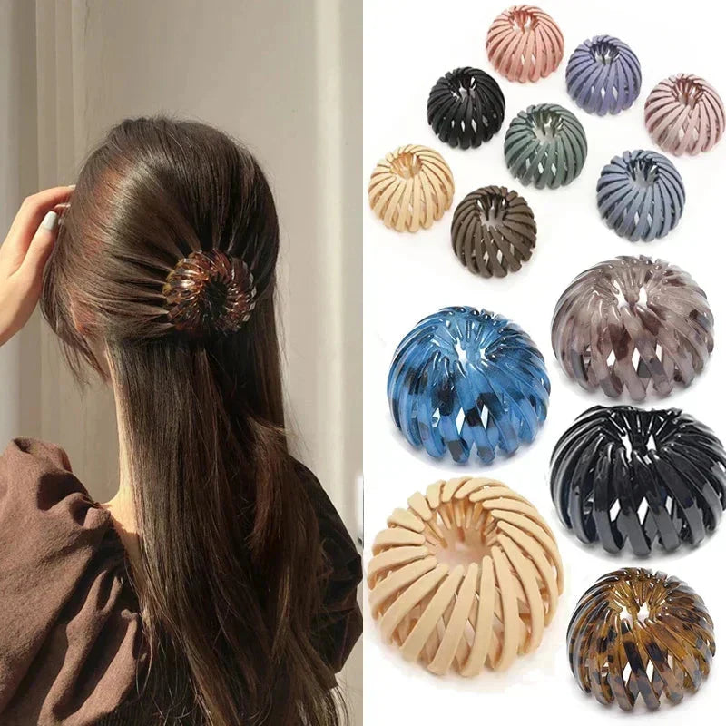 Bird Nest Shaped Ponytail Hair Clip โ Magic Lazy Braider Hairpin for Women