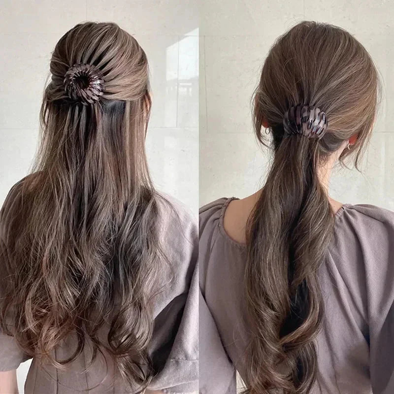 Bird Nest Shaped Ponytail Hair Clip โ Magic Lazy Braider Hairpin for Women